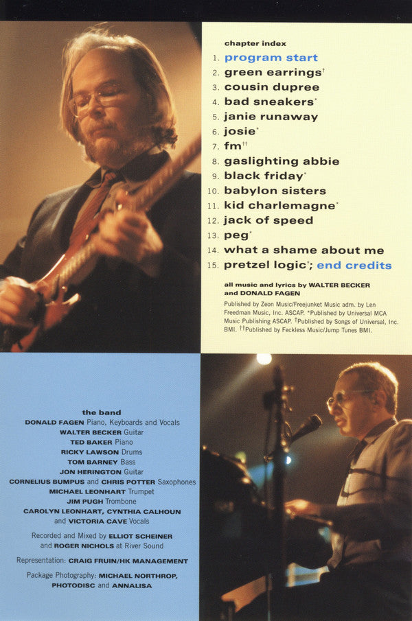 Steely Dan : Two Against Nature - Steely Dan's Plush TV Jazz-Rock Party In Sensuous Surround Sound (DVD-V, RE, PAL, Reg)