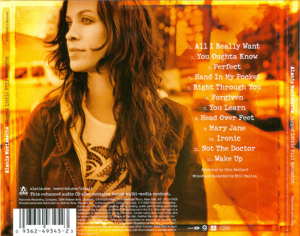Alanis Morissette : Jagged Little Pill Acoustic (CD, Album, Enh)