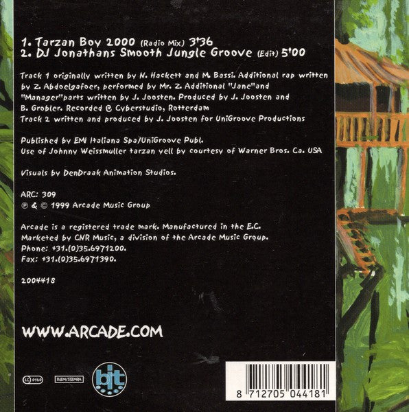 The Jungle Groover Featuring Mr. Z : Tarzan Boy 2000 (CD, Single)