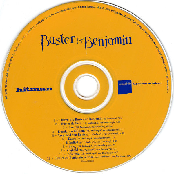 Paul Van Vliet (2) : Buster En Benjamin (CD, Album, RE)