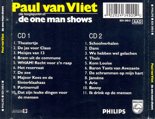 Paul van Vliet (2) : Alle Hoogtepunten Uit De One Man Shows (2xCD, Comp)