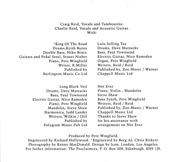 The Proclaimers : King Of The Road EP (CD, EP)