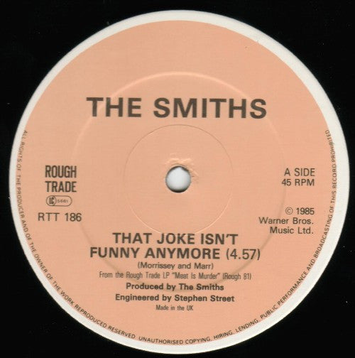 The Smiths : That Joke Isn't Funny Anymore (12", Single, EMI)