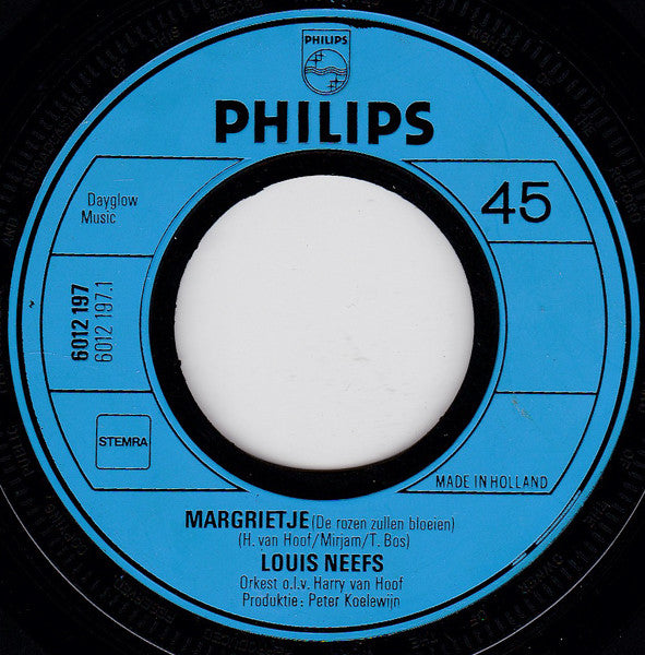Louis Neefs : Margrietje (De Rozen Zullen Bloeien) (7", Single, Inj)