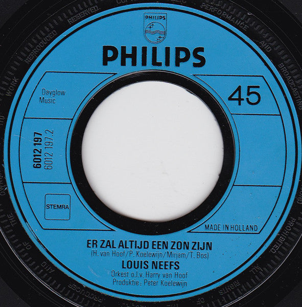 Louis Neefs : Margrietje (De Rozen Zullen Bloeien) (7", Single, Inj)