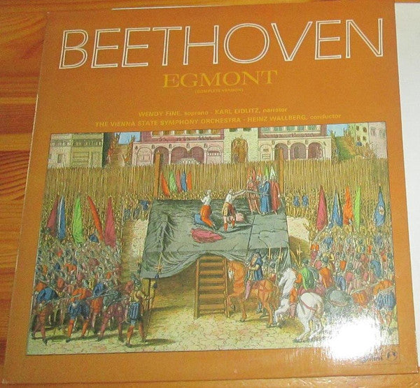 Ludwig van Beethoven / Wendy Fine , Soprano -  Karl Eidlitz , Narrator / Wiener Symphoniker  -  Heinz Wallberg : Egmont (LP)