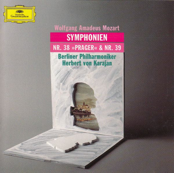 Wolfgang Amadeus Mozart : Berliner Philharmoniker, Herbert Von Karajan : Symphonien Nr. 38 »Prager« & Nr. 39 (CD, Album, RE, RM)