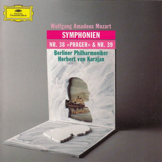 Wolfgang Amadeus Mozart : Berliner Philharmoniker, Herbert Von Karajan : Symphonien Nr. 38 »Prager« & Nr. 39 (CD, Album, RE, RM)