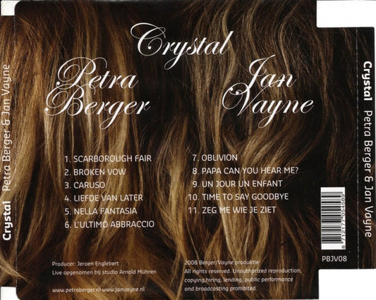 Petra Berger & Jan Vayne : Crystal (CD, Album)