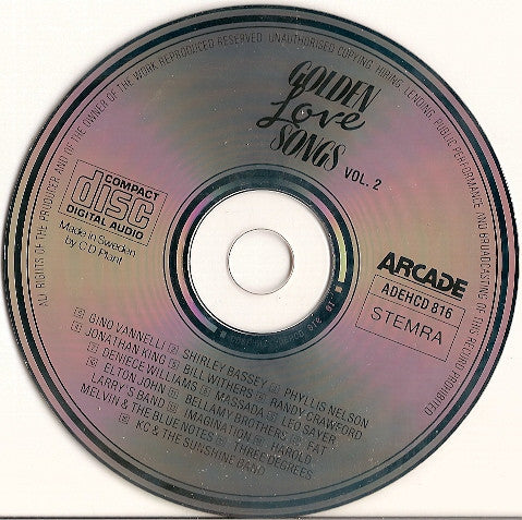 Various : Golden Love Songs Volume 2 (CD, Comp)
