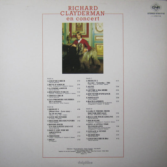 Richard Clayderman : En Concert (2xLP, Album, Gat)