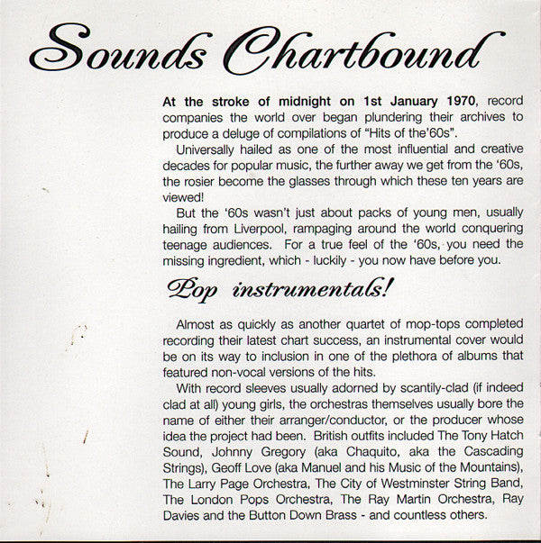 Sounds Orchestral : Sounds Chartbound (CD, Comp)