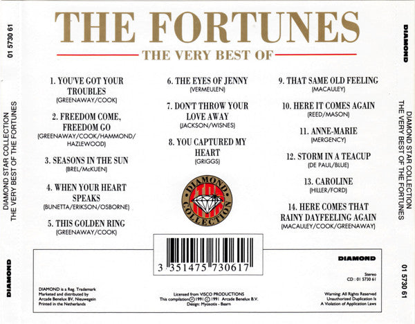 The Fortunes : The Very Best Of (CD, Comp)