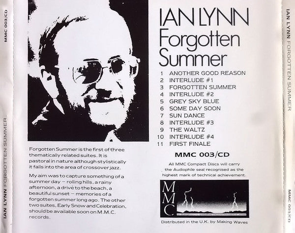 Ian Lynn : Forgotten Summer (CD, Album)