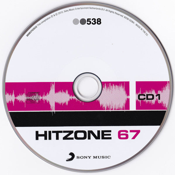 Various : 538 - Hitzone 67 (2xCD, Comp)