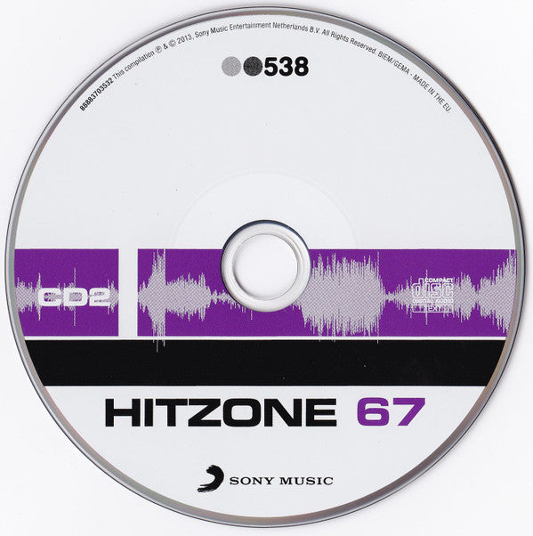 Various : 538 - Hitzone 67 (2xCD, Comp)