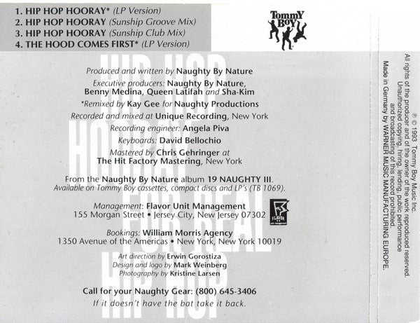Naughty By Nature : Hip Hop Hooray (CD, Single)