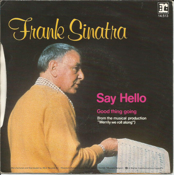 Frank Sinatra : Say Hello (7", Single)