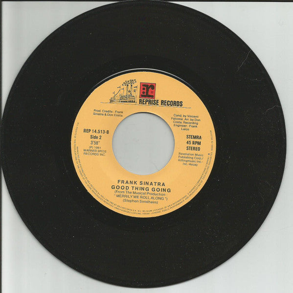 Frank Sinatra : Say Hello (7", Single)