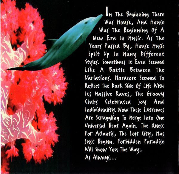 Various : Forbidden Paradise 3 - The Quest For Atlantis (CD, Mixed, Col)