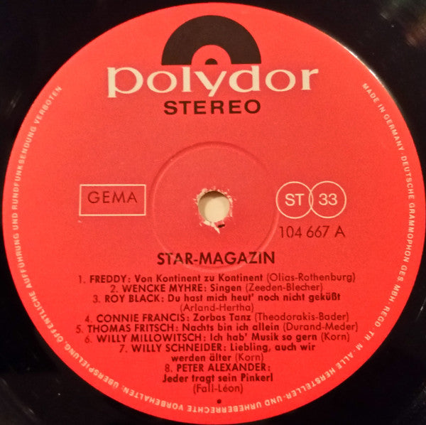 Various : Star Magazin (LP, Comp, Gat)