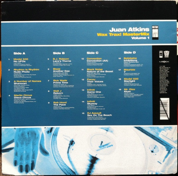 Juan Atkins : Wax Trax! MasterMix - Volume 1 (2x12", Mixed)