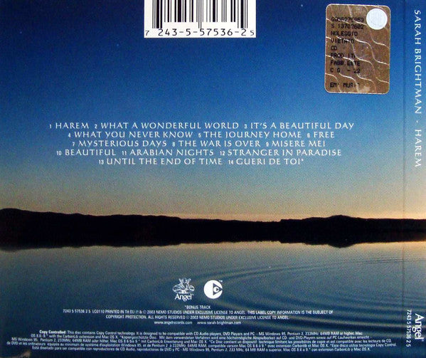 Sarah Brightman : Harem (CD, Album, Copy Prot., Dig)