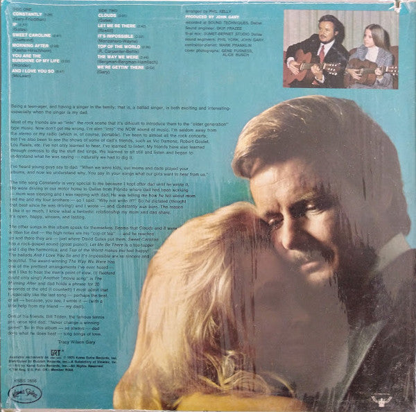 John Gary : Constantly (LP, Album)