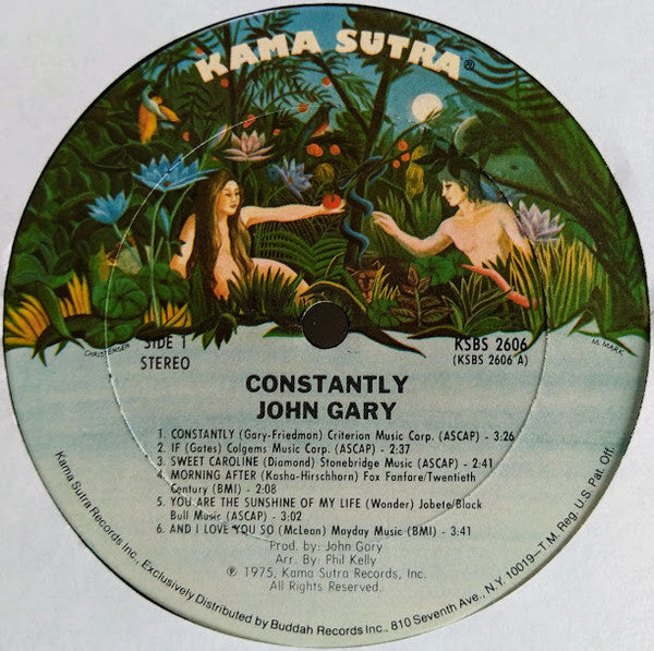 John Gary : Constantly (LP, Album)