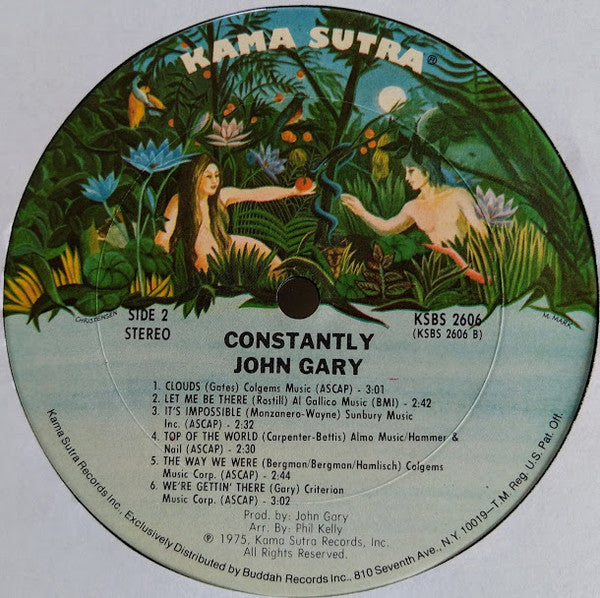 John Gary : Constantly (LP, Album)