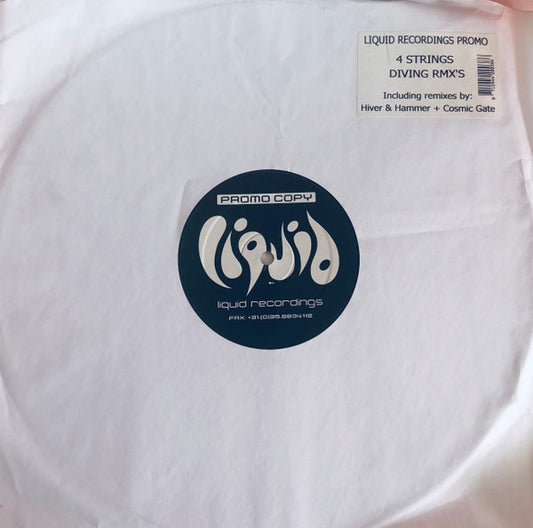 4 Strings : Diving Rmx's (12", Promo)
