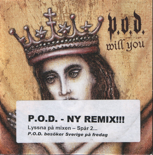 P.O.D. : Will You (CD, Single)