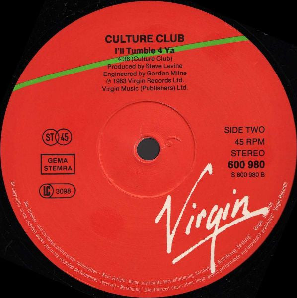 Culture Club : Karma Chameleon (12", Single)