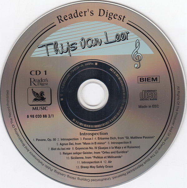 Thijs Van Leer : Meesters Van De Sfeermuziek (3xCD, Comp)