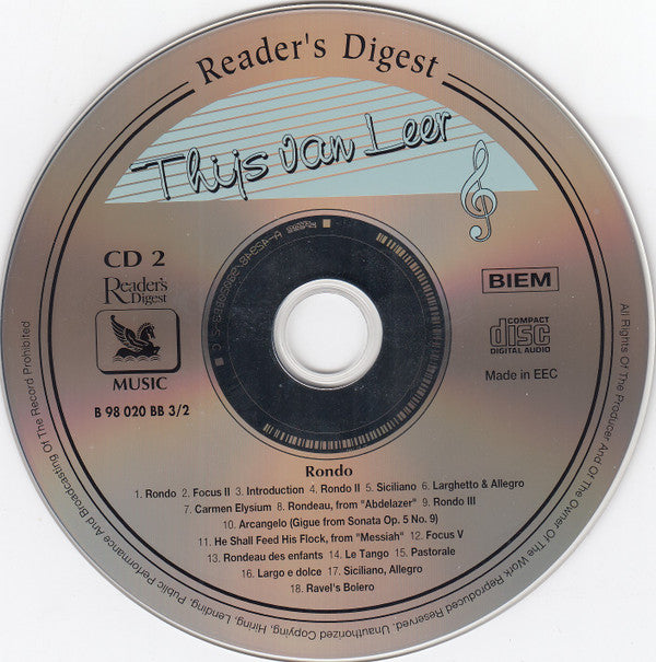Thijs Van Leer : Meesters Van De Sfeermuziek (3xCD, Comp)
