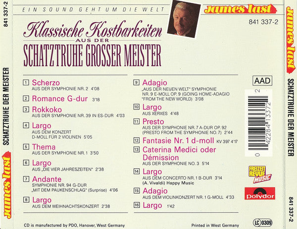 James Last : Klassische Kostbarkeiten Aus Der Schatztruhe Großer Meister (CD, Comp)