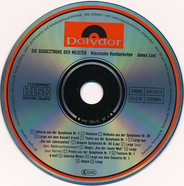 James Last : Klassische Kostbarkeiten Aus Der Schatztruhe Großer Meister (CD, Comp)