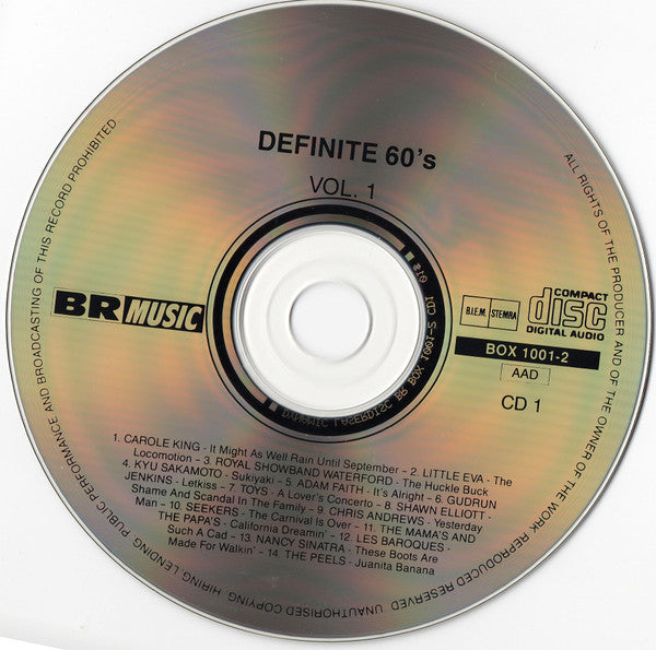 Various : Definite 60's (Volume 1) (4xCD, Comp)