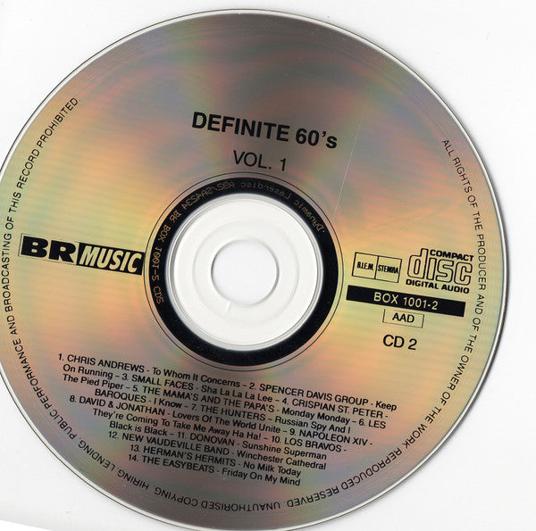 Various : Definite 60's (Volume 1) (4xCD, Comp)
