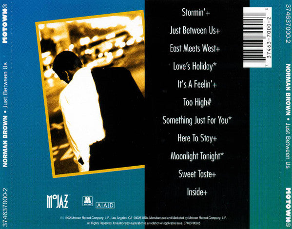 Norman Brown : Just Between Us (CD, Album)