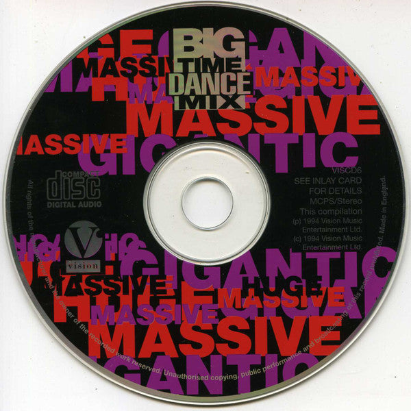 Various : Big Time Dance Mix (CD, Mixed)