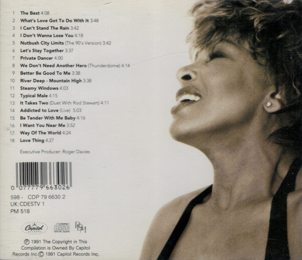 Tina Turner : Simply The Best (CD, Comp, RE, RP)