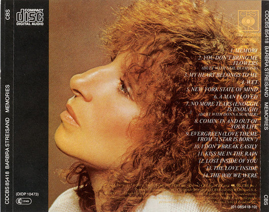 Barbra Streisand : Memories (CD, Comp, RE)