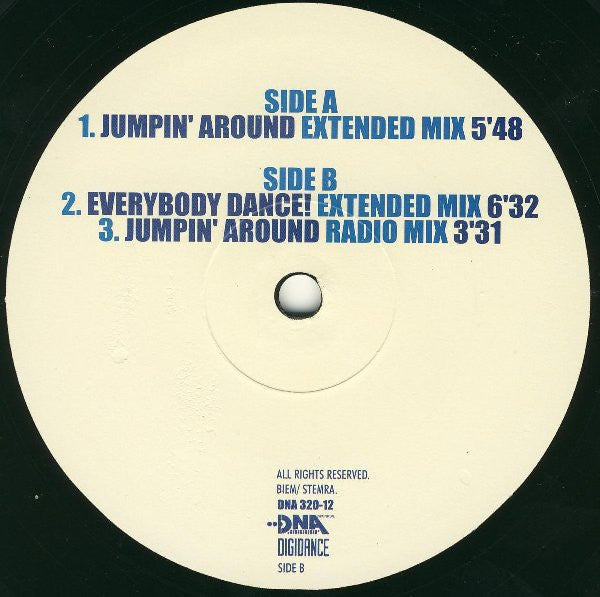 DJ BoozyWoozy Featuring MC Pryme : Jumpin' Around (12")