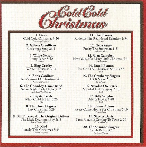 Various : Cold Cold Christmas (CD, Comp)