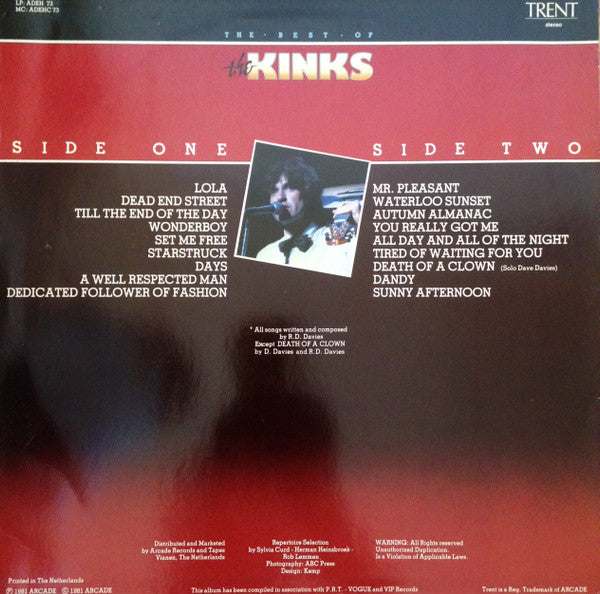 The Kinks : The Best Of (LP, Comp)