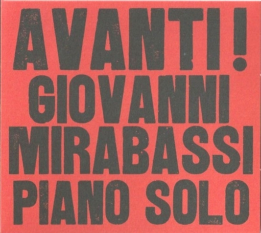 Giovanni Mirabassi : Avanti! (CD, Album)