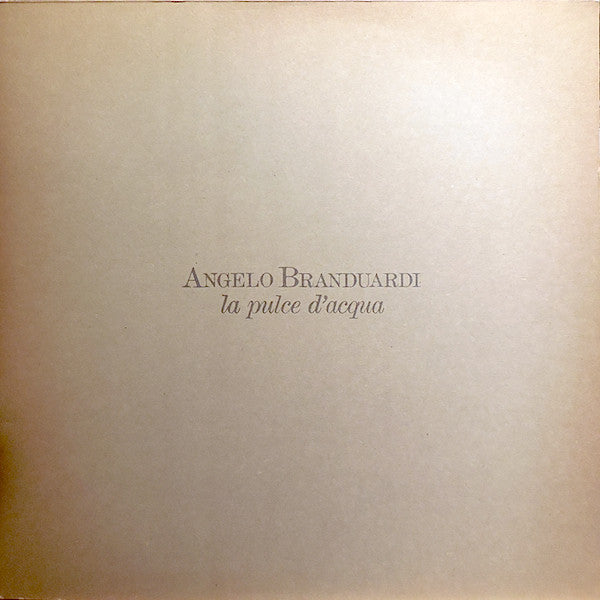 Angelo Branduardi : La Pulce D'Acqua (LP, Album, RP, Gat)