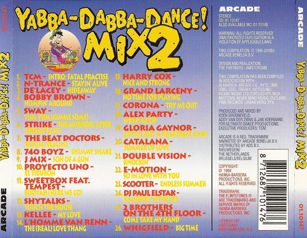 Various : Yabba-Dabba-Dance! Mix 2 (CD, Mixed)