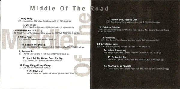 Middle Of The Road : The Collection (CD, Comp)